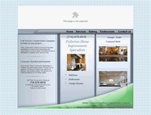 Tablet Screenshot of foleyconstruction.com